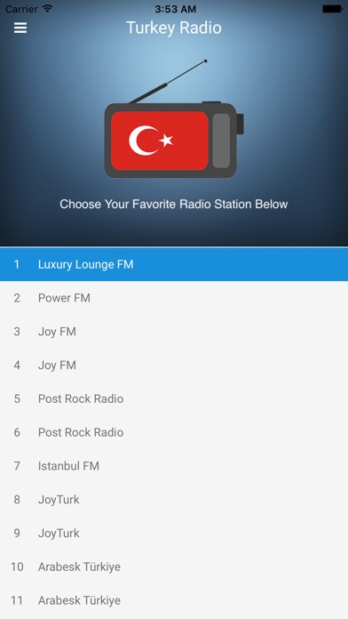 Turkey Radio Station: Turkish screenshot 2