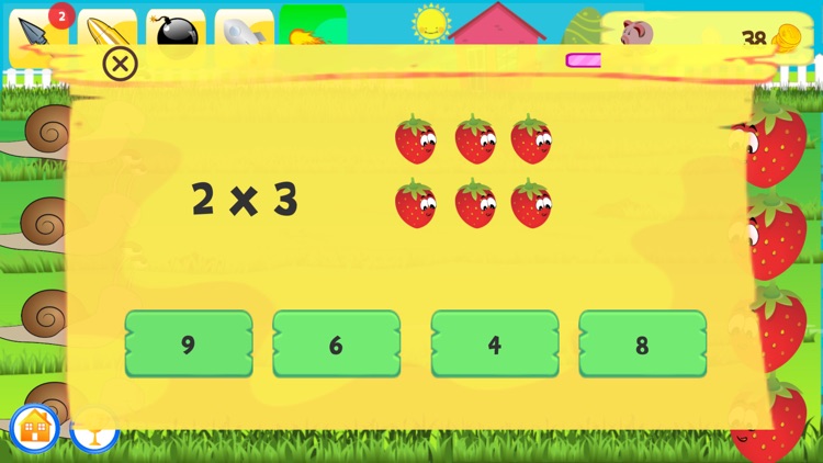 Garden Attack Math Learn Game screenshot-6