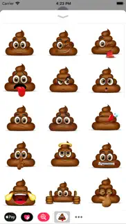 poop emoji stickers - cute poo iPhone Captures Décran 2