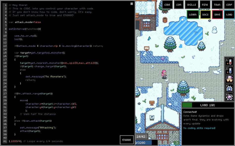 #2. Adventure Land - CODE MMORPG (macOS) 由: Kaan Soral