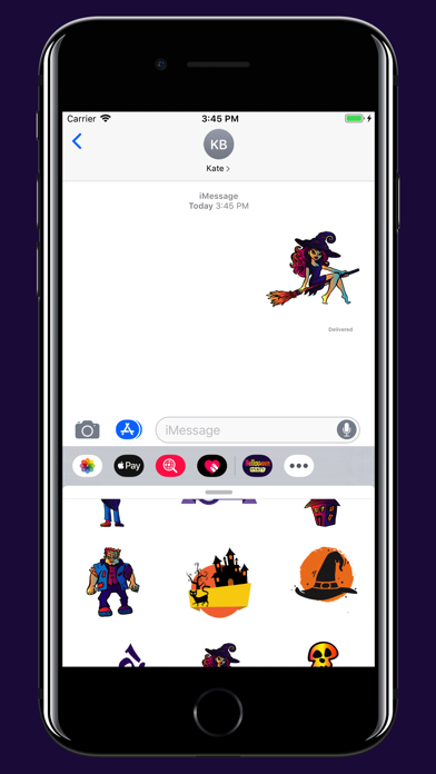 Halloween stickers and emoji screenshot 4
