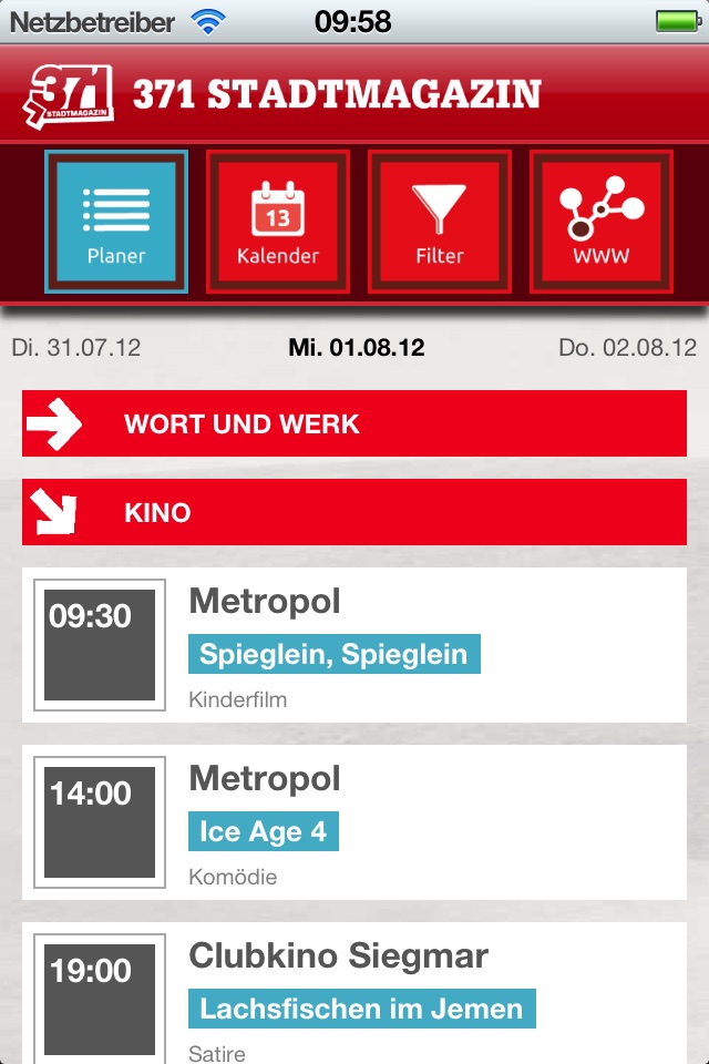 371 Stadtmagazin Planer screenshot 2