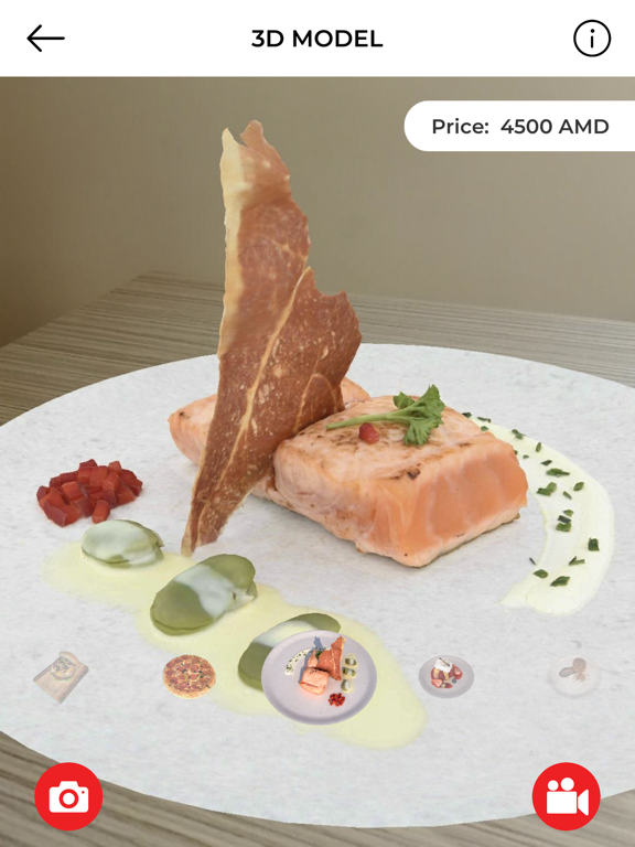 JARIT - Augmented Reality Menu iPad screenshot