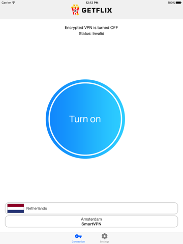 Getflix VPN screenshot 2