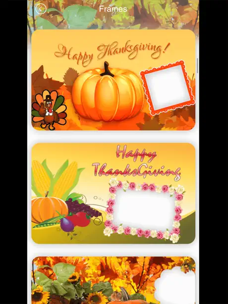 Thanksgiving Photo Frames