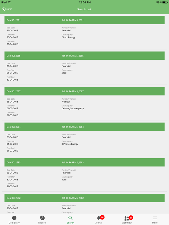 iPad Image of TRMTracker