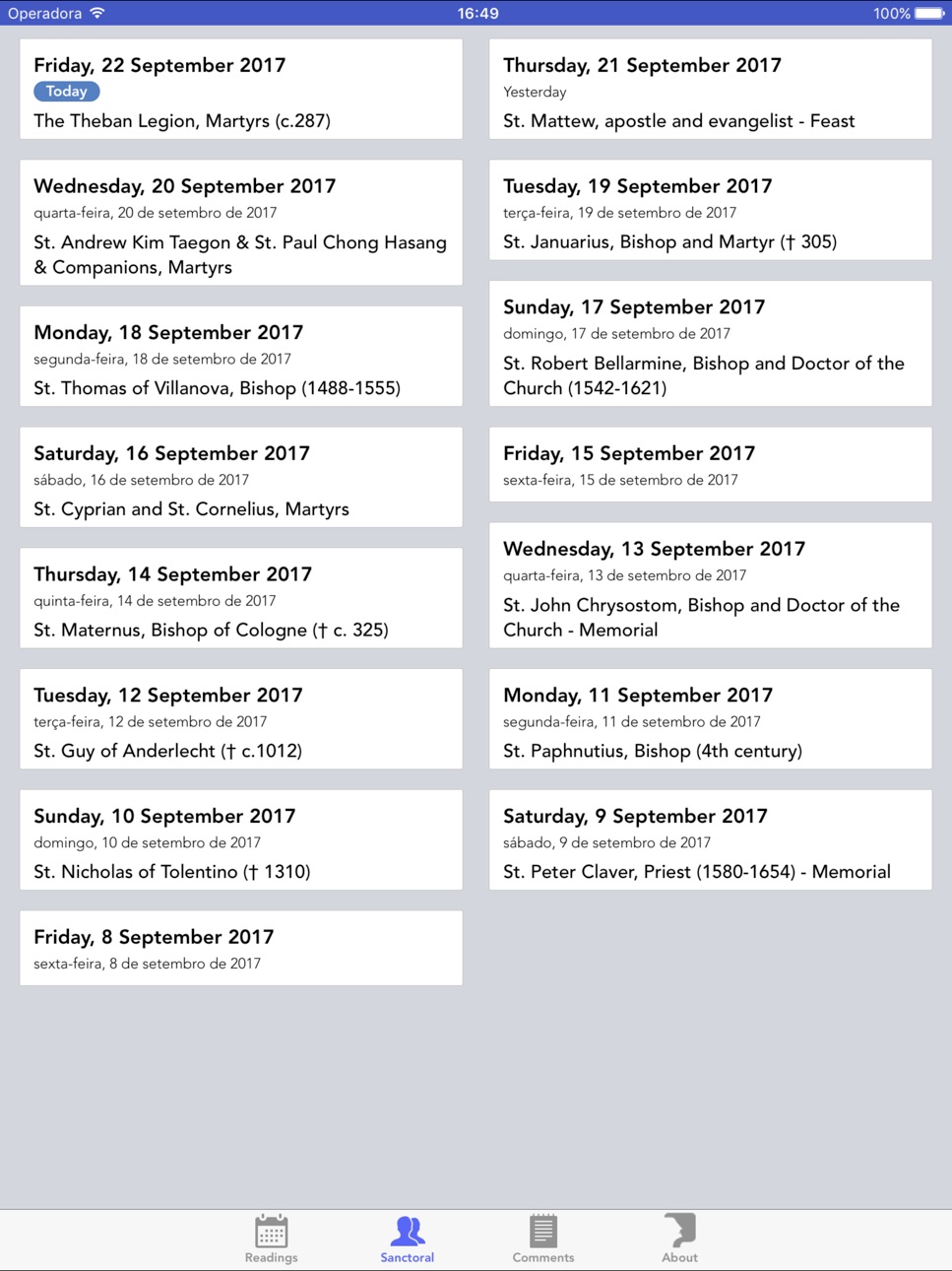 iPad screenshot