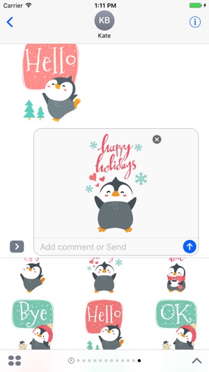 Lovely Penguin - Stickers(圖3)-速報App