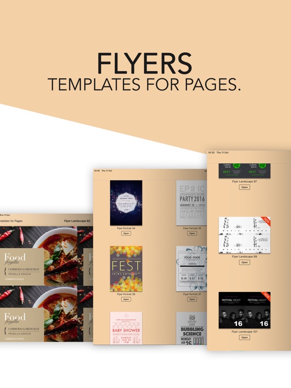flyers templates for pages app price drops