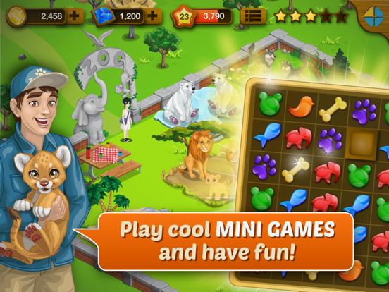 Happy Zoo - Wild Animals iPad app afbeelding 4
