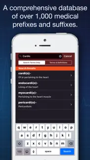 medical prefixes & suffixes iphone screenshot 2