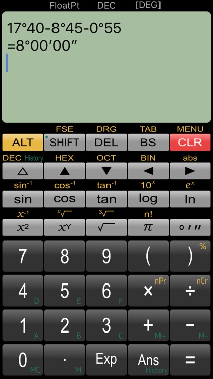 Panecal Scientific Calculator