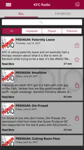 KFC Radio screenshot #2 for iPhone