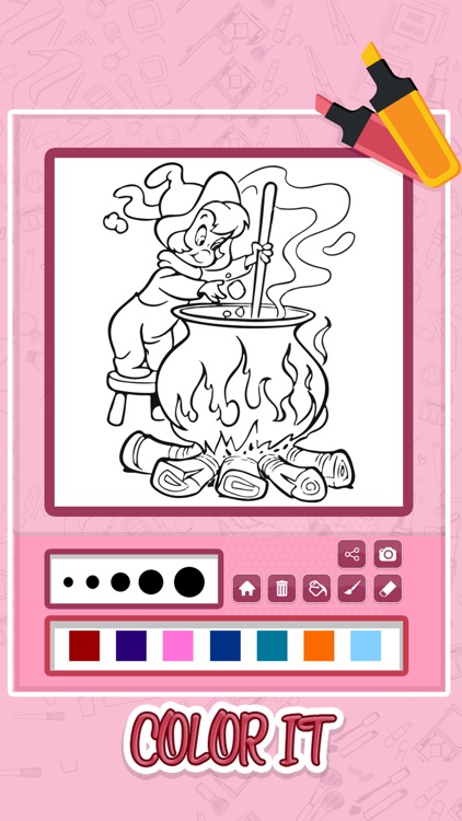 Girls Story : Coloring Book screenshot-3