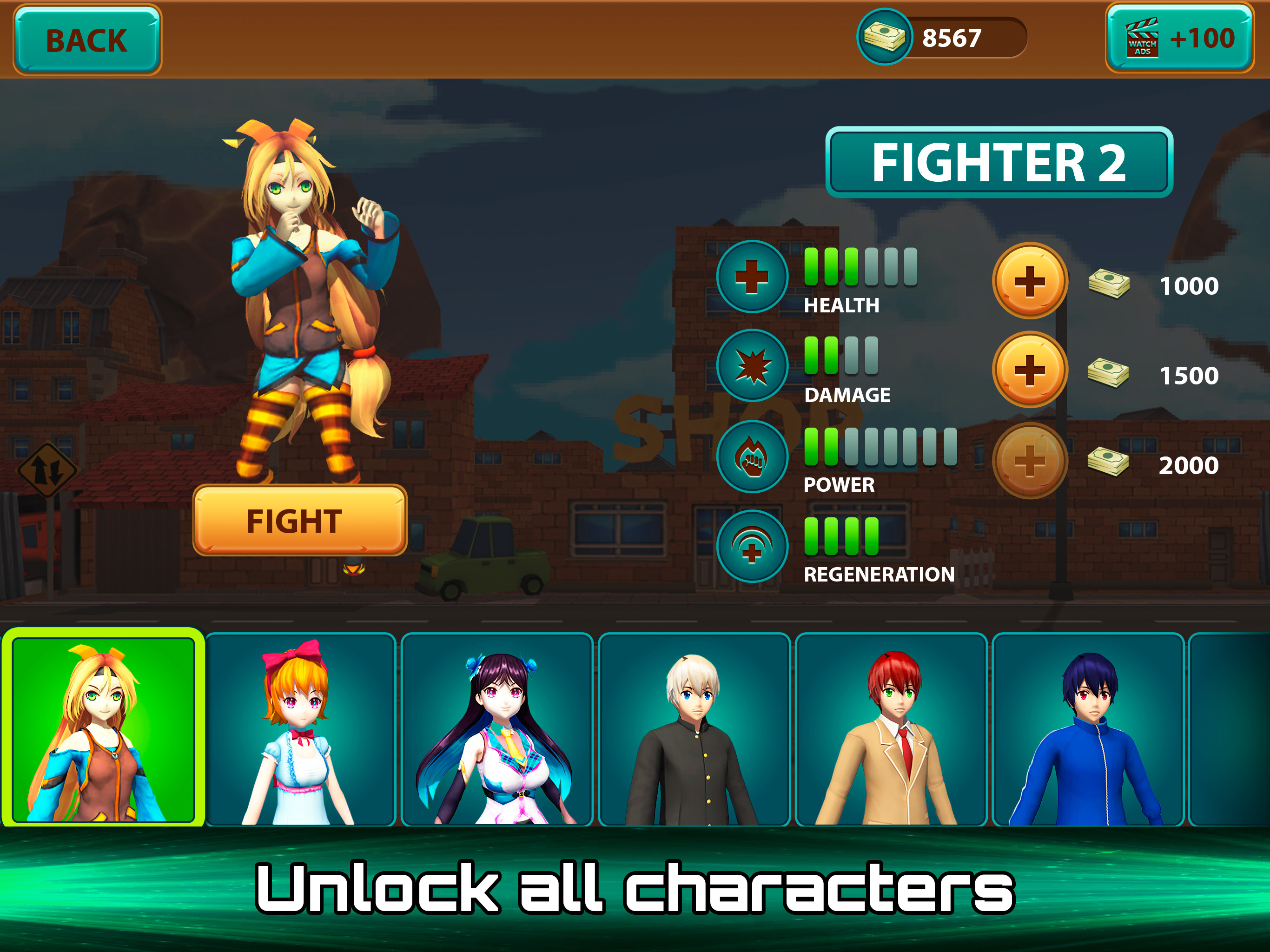 Anime Ninja Fighting: Samurai Struggle
