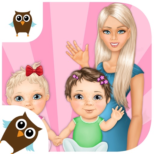 Sweet Baby Girl Twin Sisters iOS App