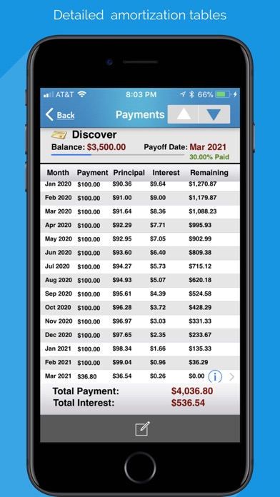 Debt Free - Pay Off your Debt Screenshot