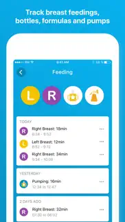 baby manager feed tracker iphone screenshot 2