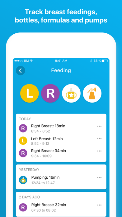 Screenshot #2 pour Baby Manager Feed Tracker