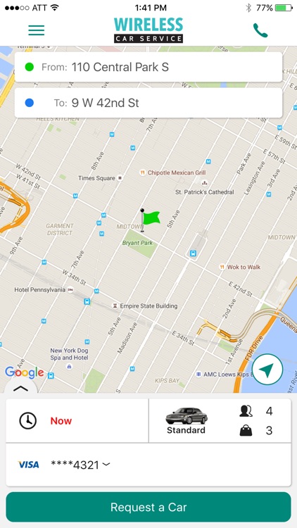 Wireless Car Service