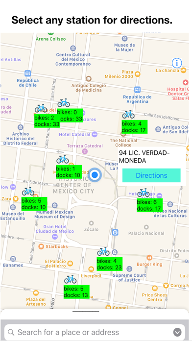 Screenshot #7 for Bike Stations Mexico City