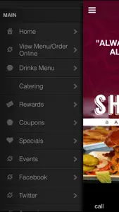 Shakers Bar and Grill screenshot #2 for iPhone