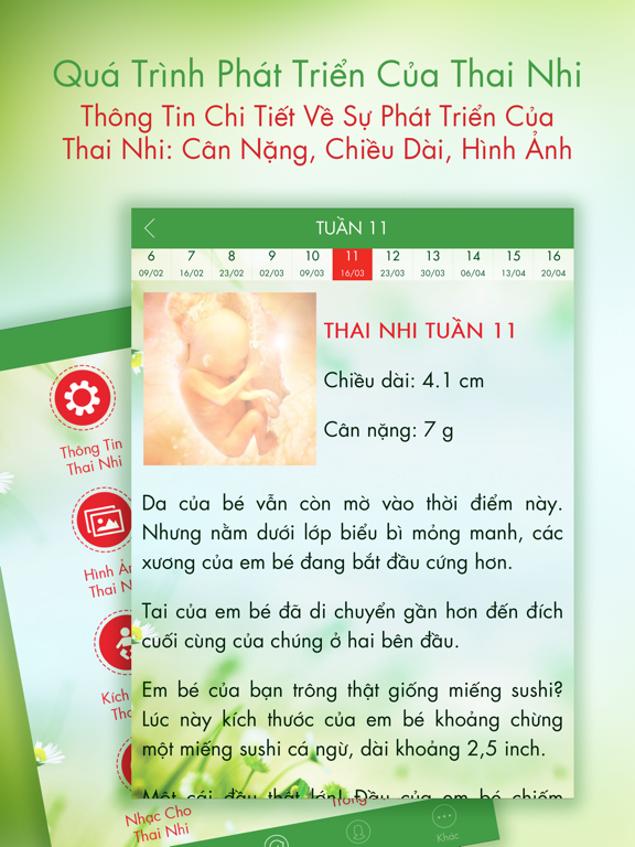 Screenshot #6 pour Cẩm Nang Bà Bầu