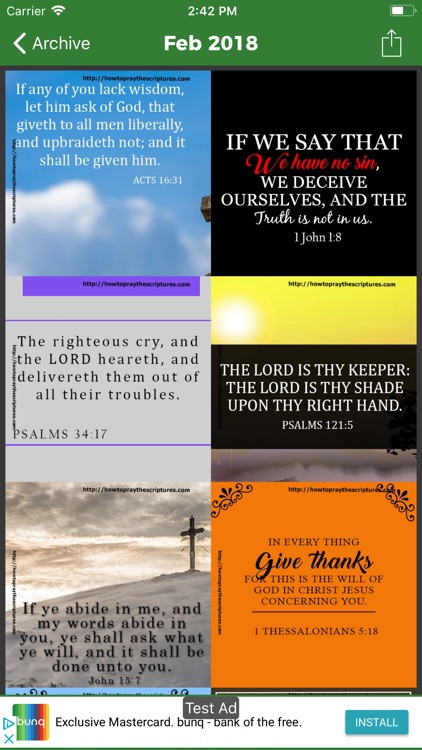 Daily Bible Verses -King James
