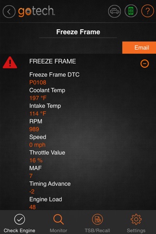 GoTech™ Mobile OBDII Diagnostics Tool screenshot 4