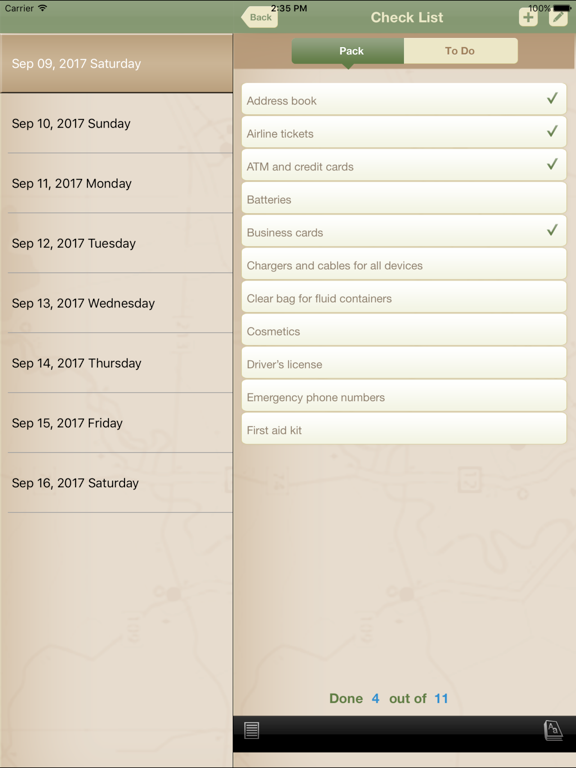 Screenshot #6 pour Trip Planner Pro