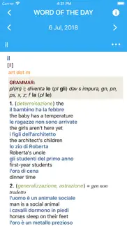 collins italian dictionary iphone screenshot 4