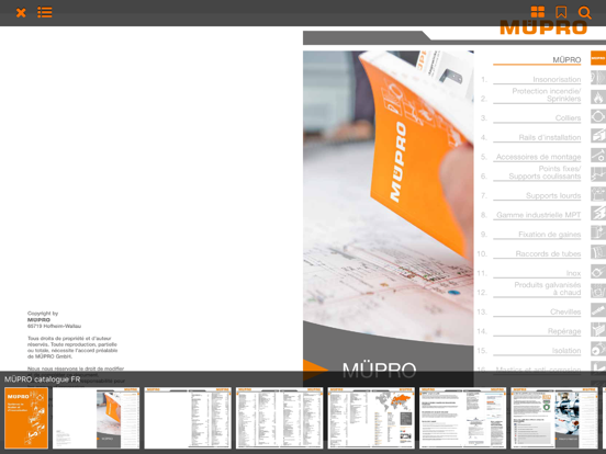 Screenshot #6 pour MÜPRO Catalogue App
