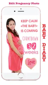 Baby diary Pregnancy Pics Baby Milestones photo screenshot #2 for iPhone