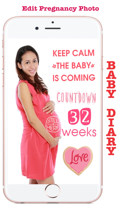 Screenshot #2 pour Baby diary Pregnancy Pics Baby Milestones photo