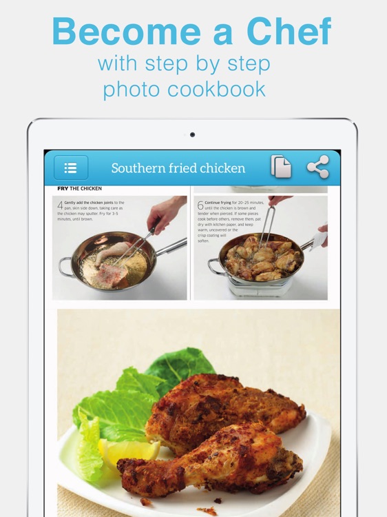 Cooking Step by Step - TK Photo Cookbook for iPad