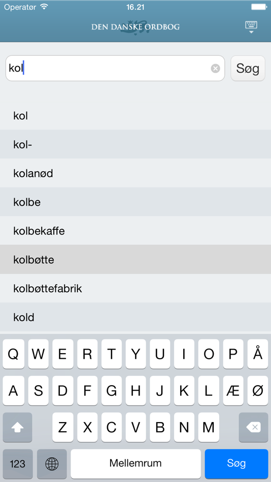 #2. Den Danske Ordbog (DDO) (iOS) 由: Det Danske Sprog- og Litteraturselskab