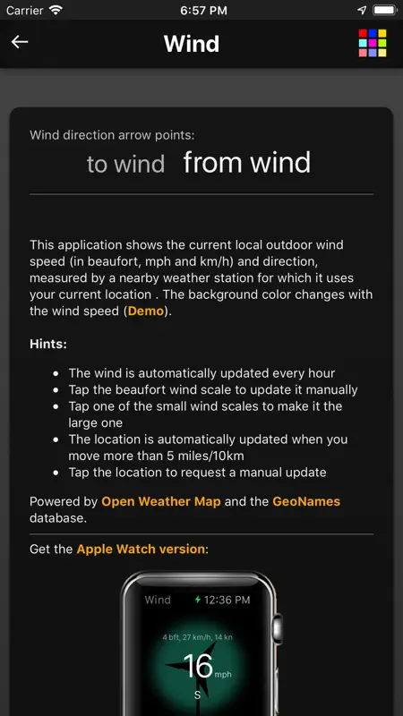 Wind App screenshot 6 of 6