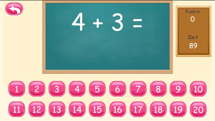Rechnen - Zahlen bis 20
