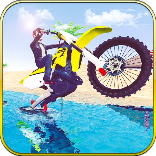 Kids Water Motorbike Surfing & Fun Game icon