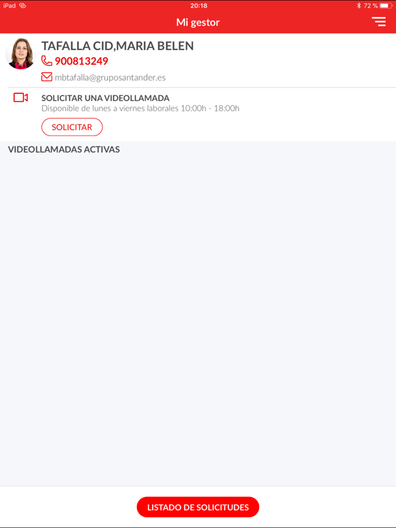 Screenshot #5 pour Banco Santander Videollamada