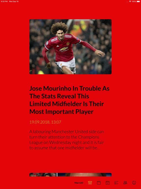 Go Sports News iPad screenshot 4 - Sports app