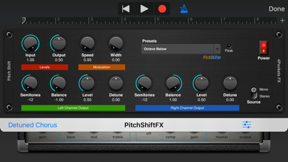 Screenshot #2 pour Pitch Shifter AUv3 Plugin