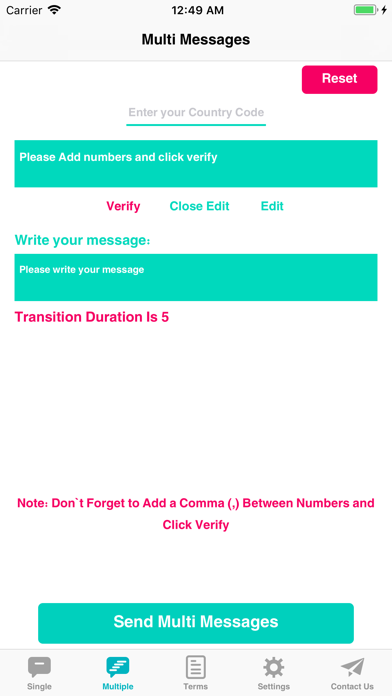 Espresso Messages For WhatsApp Screenshot