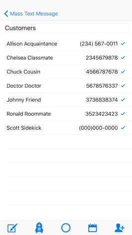 Game screenshot Mass Text Message Basic apk