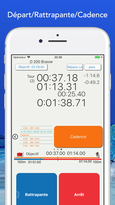 Screenshot #1 pour Swimtoolz StopWatch