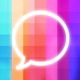 Message Makeover - Colorful Text Message Bubbles app icon - Social Networking app for iPhone
