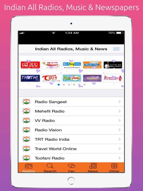 Screenshot #4 pour Indian All Radio, Music & News