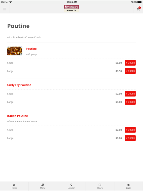 Screenshot #5 pour Lorenzo's Kanata Pizzeria Online Ordering