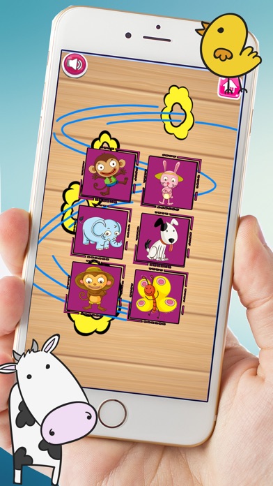 Animal Match Card HD -For educational Learning screenshot 2