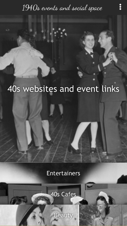 1940s events and social space